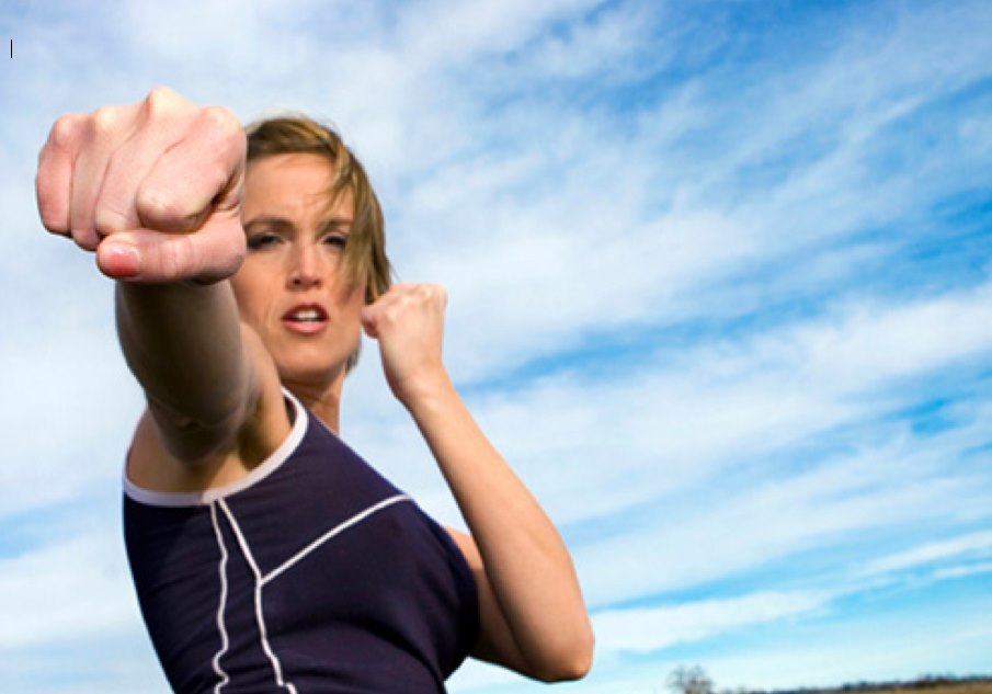 Woman punch